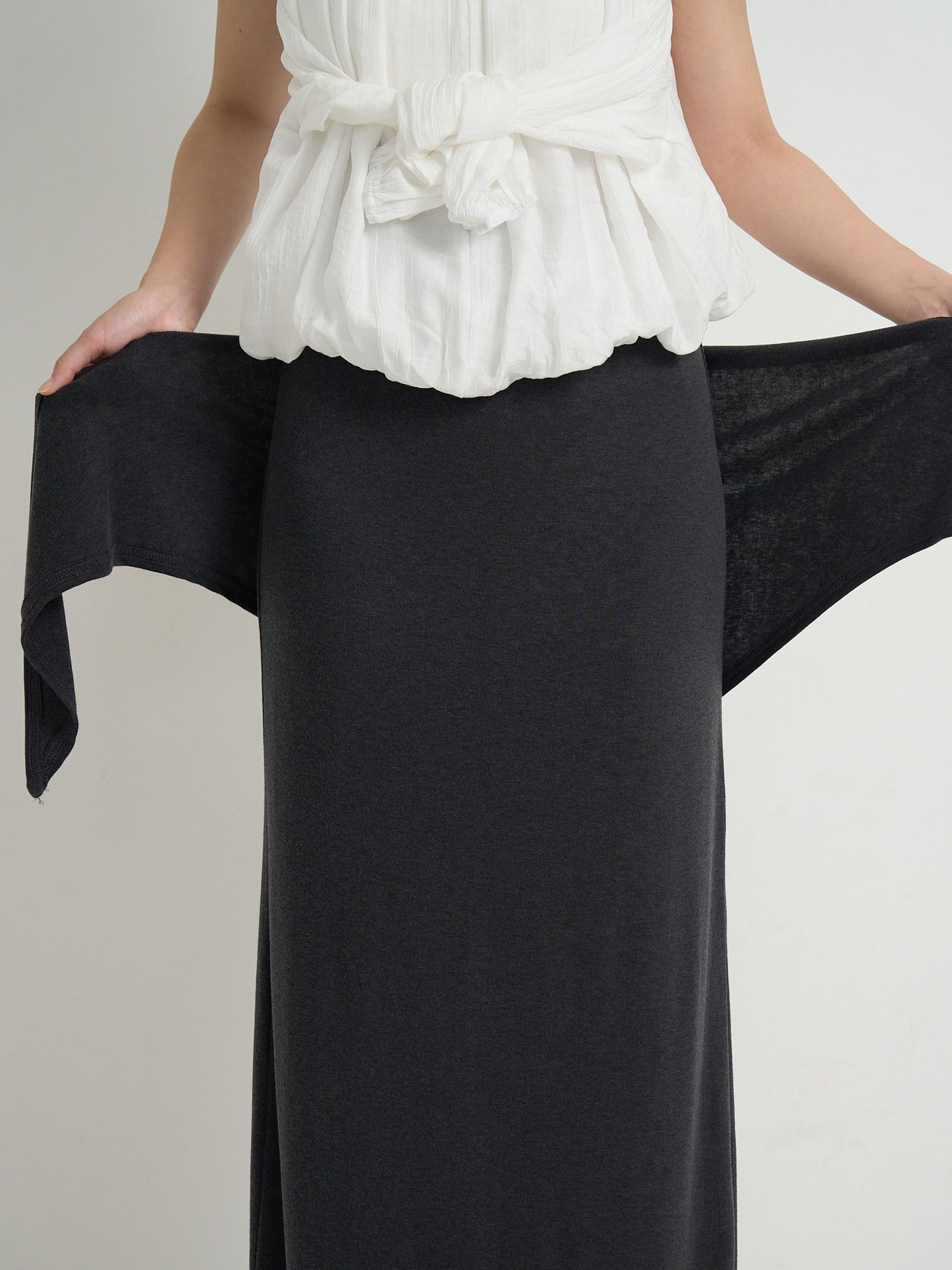 2way wrap maxi skirt