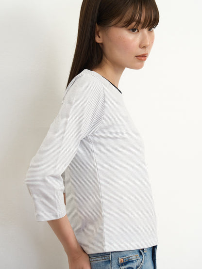 【先行予約販売】striped sleeve top