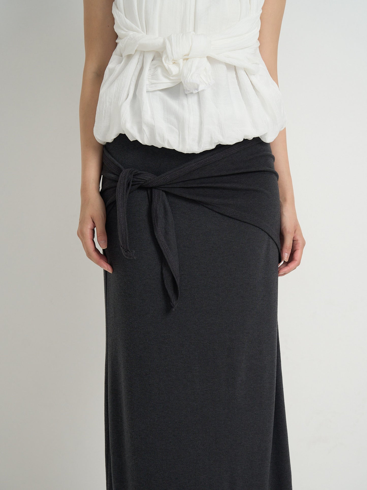 2way wrap maxi skirt