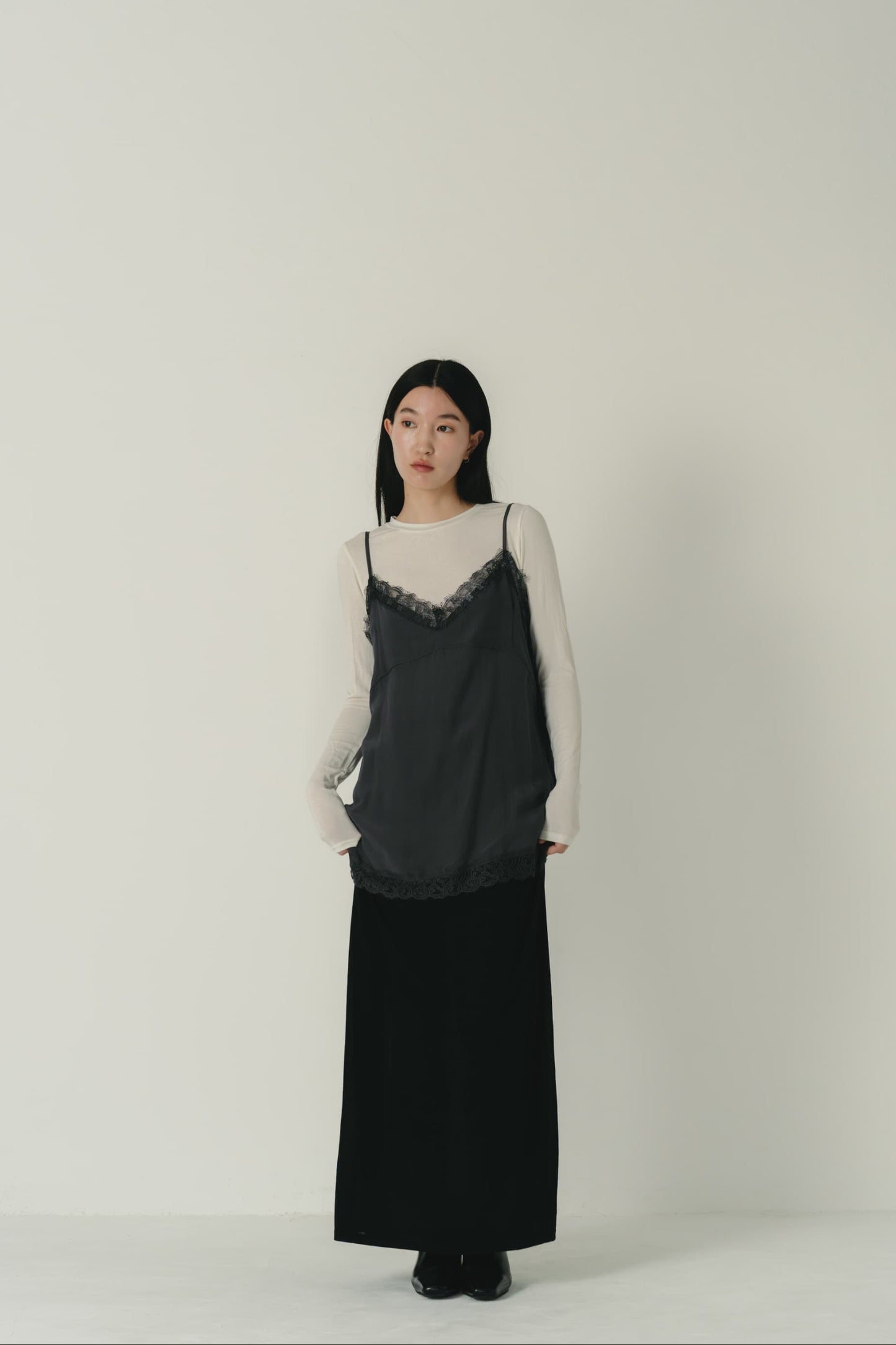 lace midi camisole