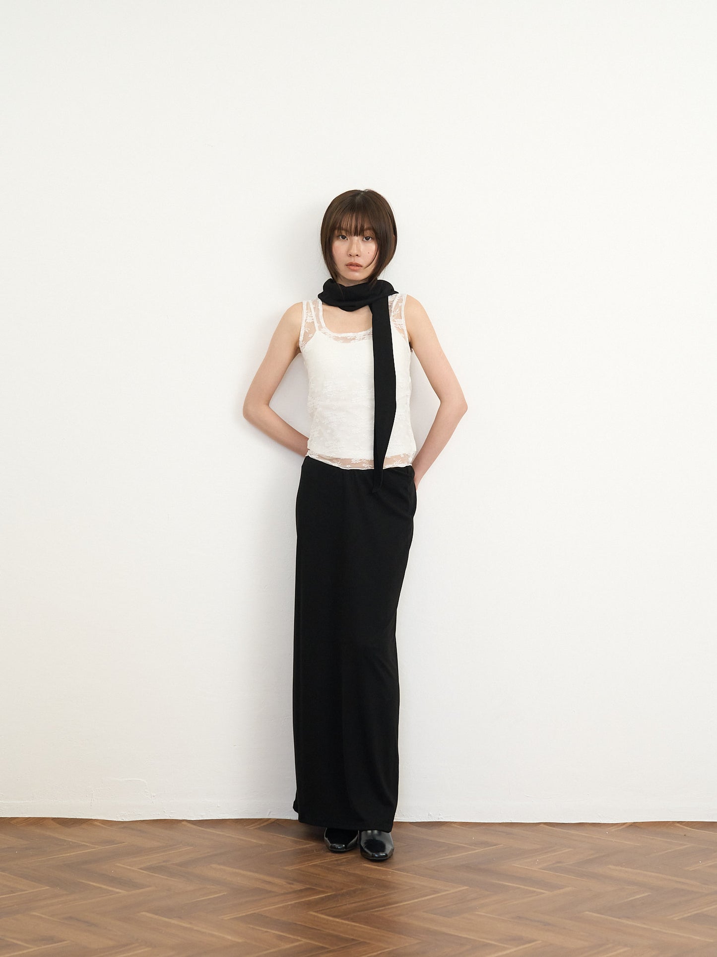 【先行予約販売】sheer lace tank