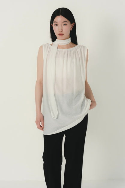 scarf wrinkle one piece