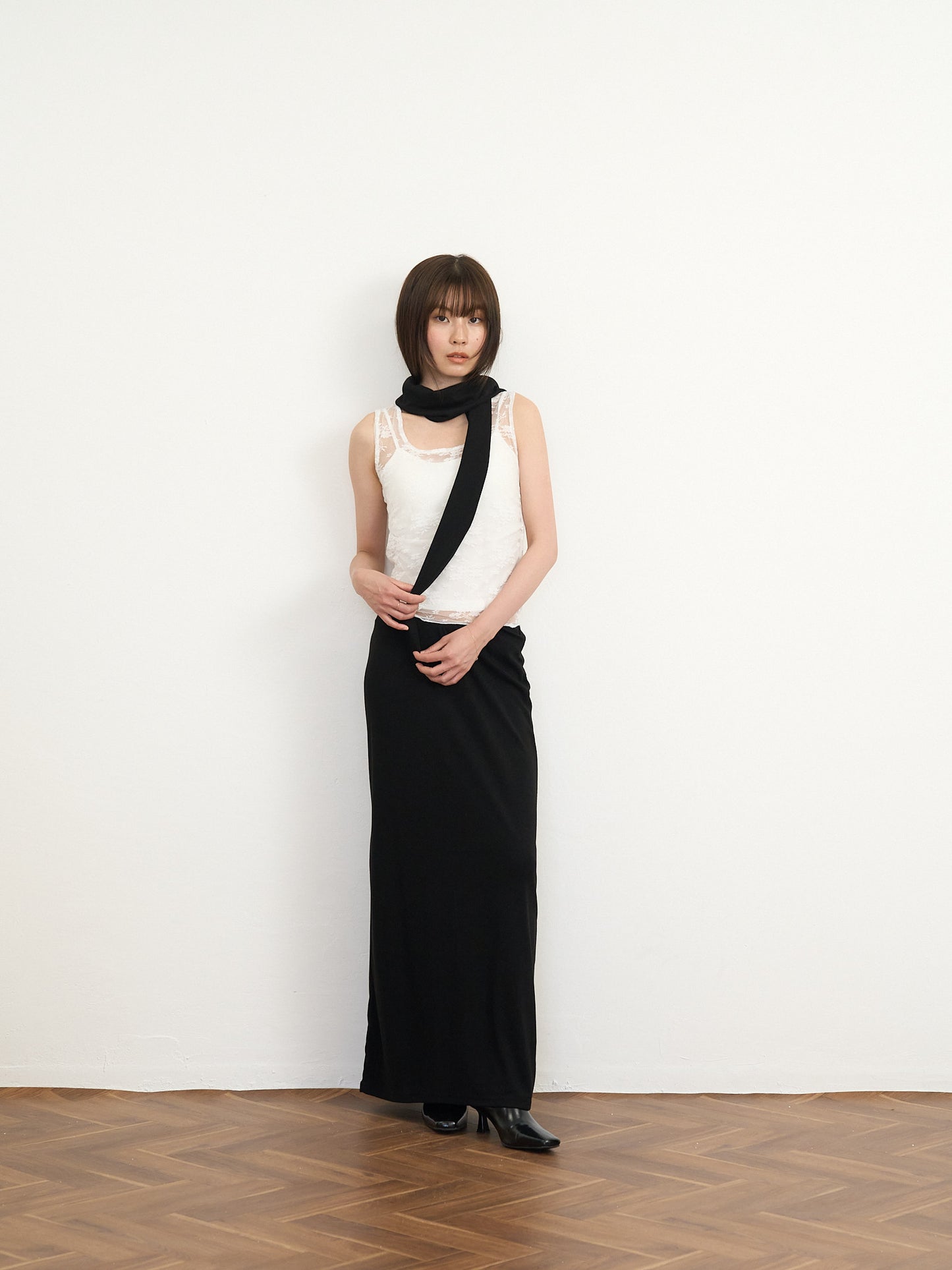 【先行予約販売】sheer lace tank