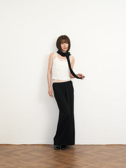 【先行予約販売】sheer lace tank