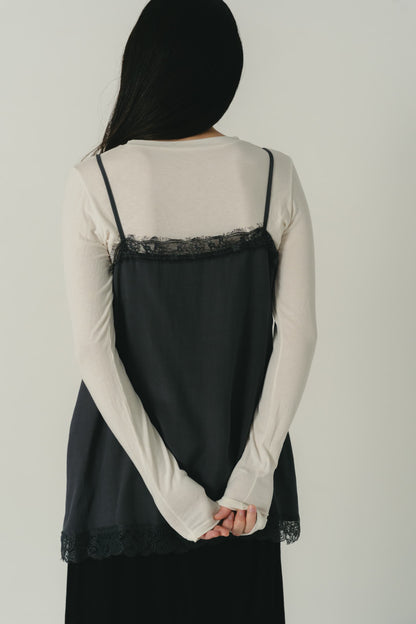 lace midi camisole