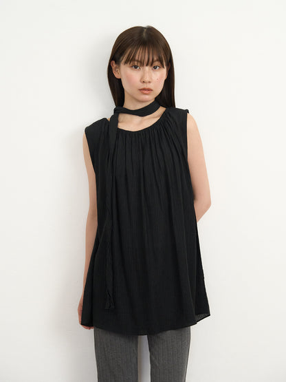 scarf wrinkle one piece