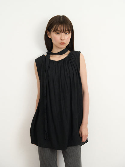 scarf wrinkle one piece