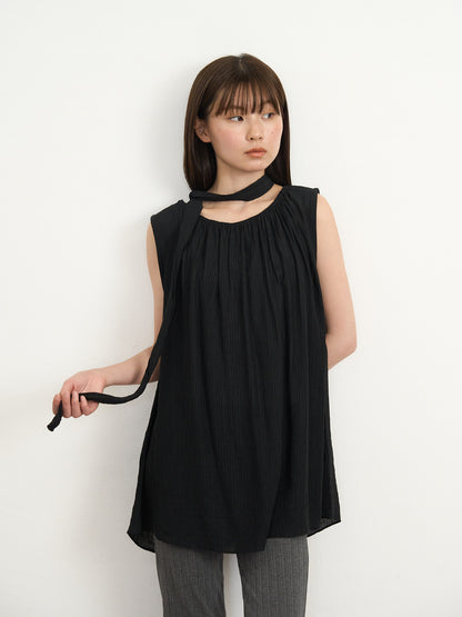 scarf wrinkle one piece