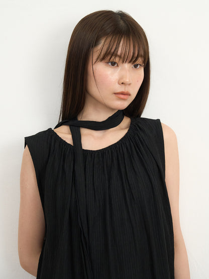 scarf wrinkle one piece