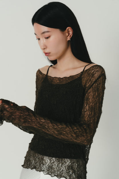 lace knit t