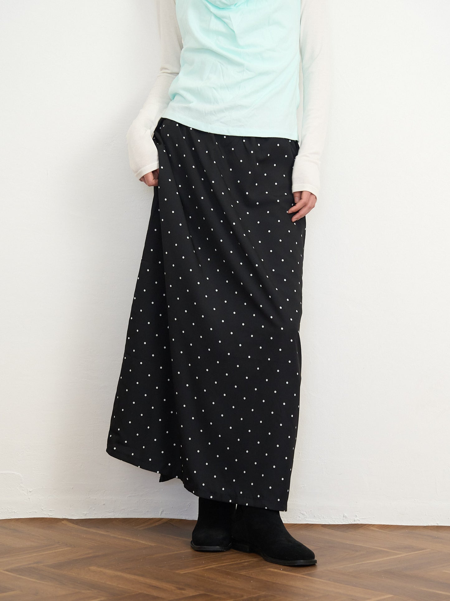 【先行予約販売】dot long skirt