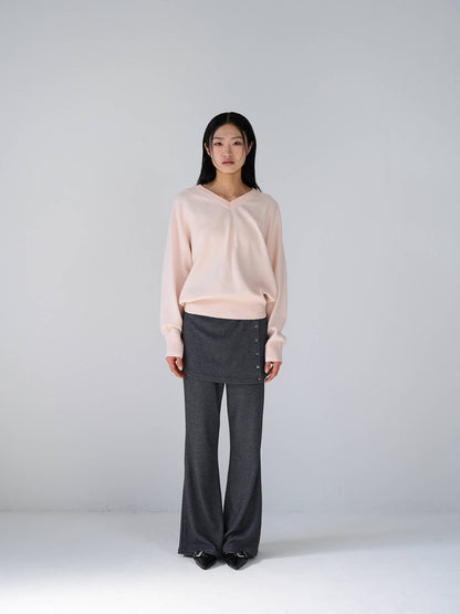 button layer pants