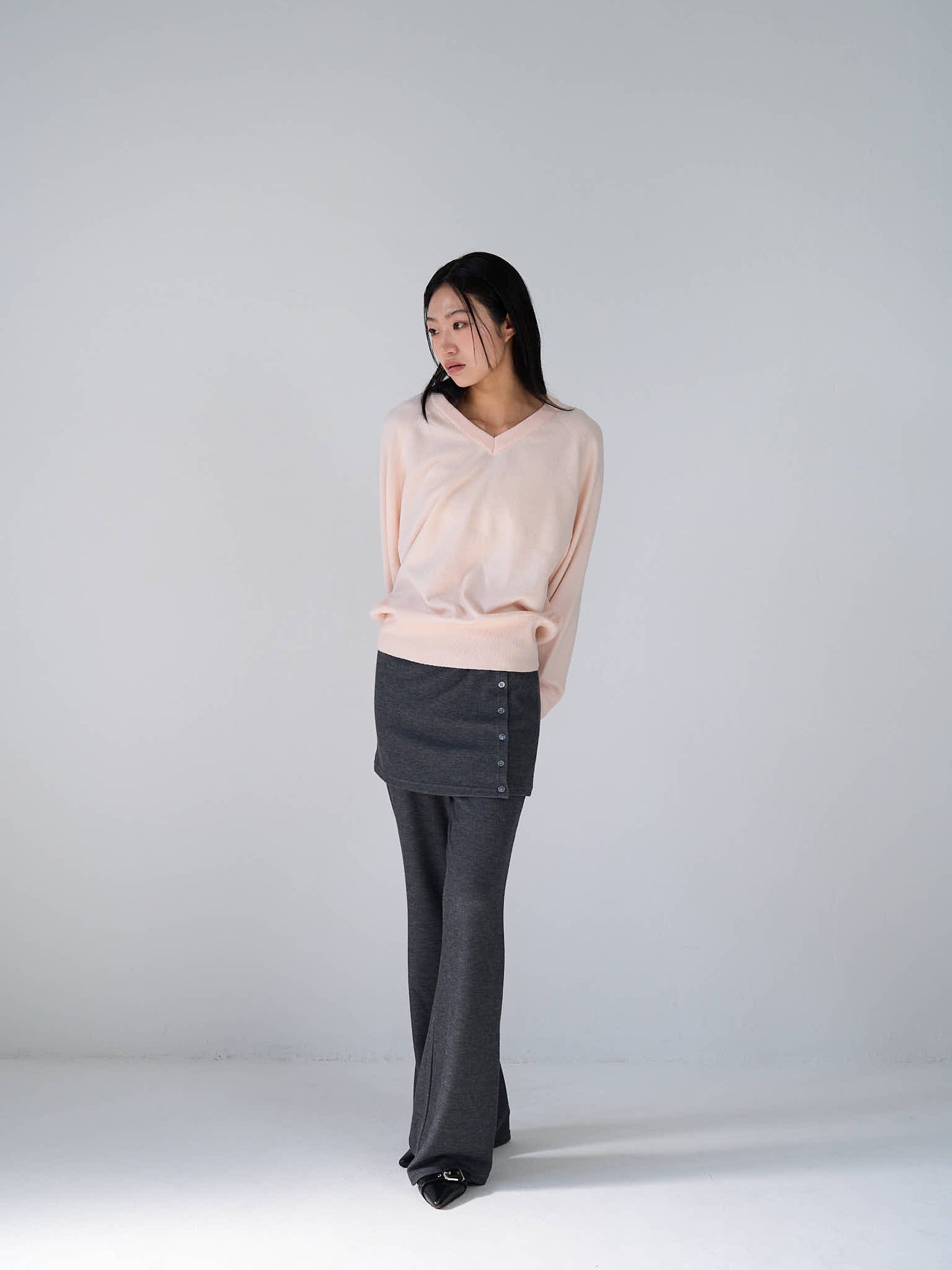 button layer pants