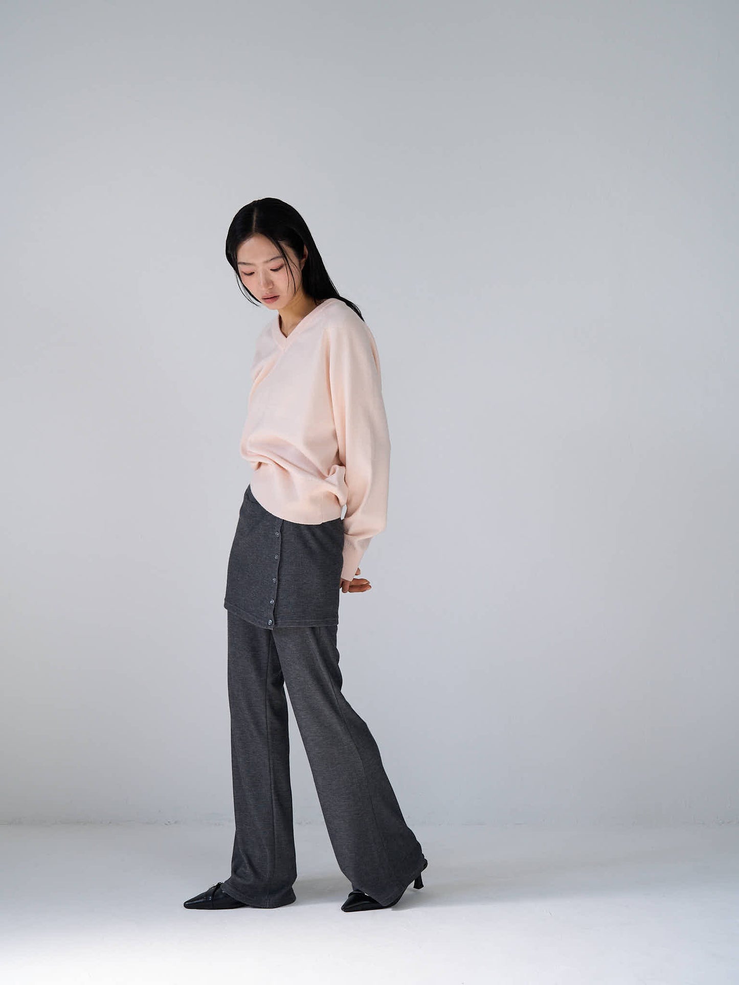 button layer pants