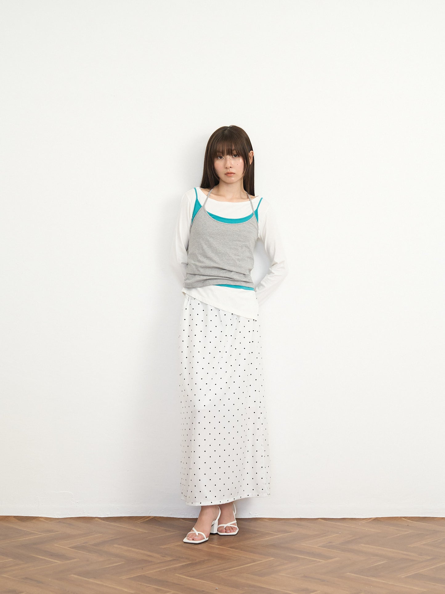 【先行予約販売】dot long skirt