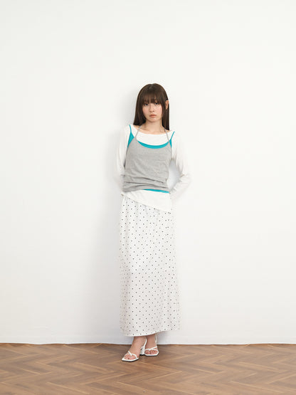 【先行予約販売】dot long skirt