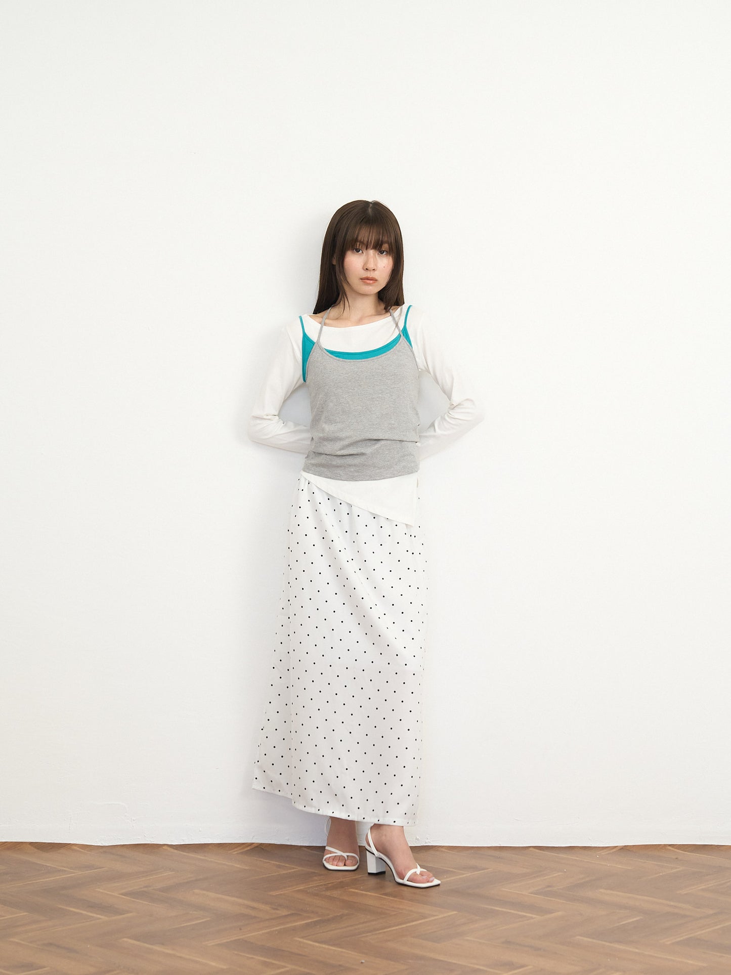 【先行予約販売】dot long skirt