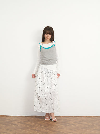 【先行予約販売】dot long skirt