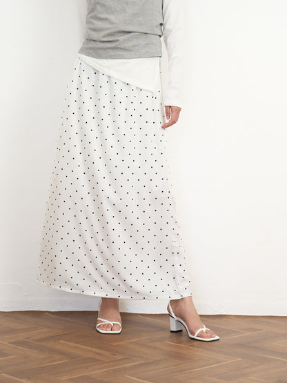 【先行予約販売】dot long skirt