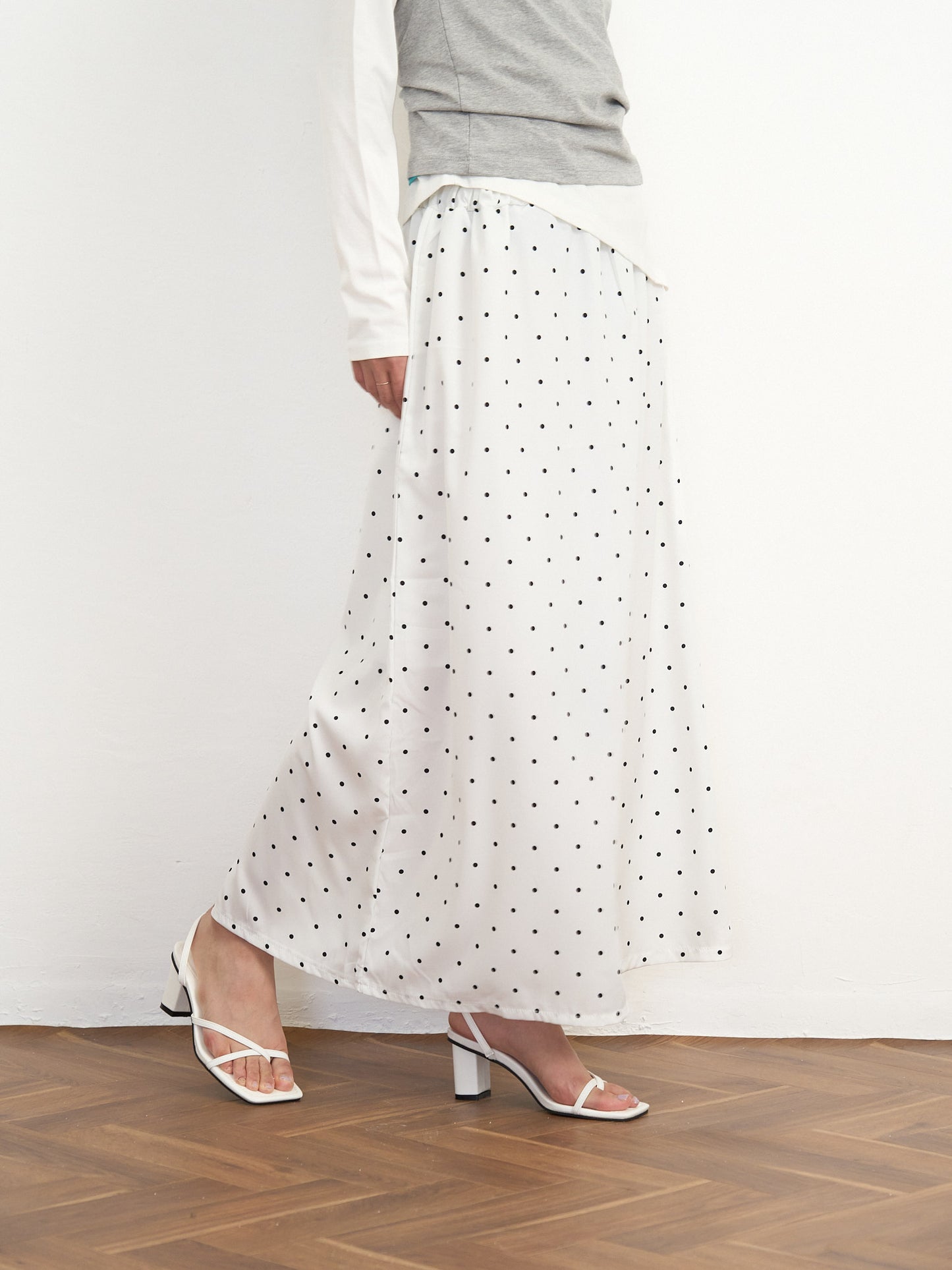 【先行予約販売】dot long skirt