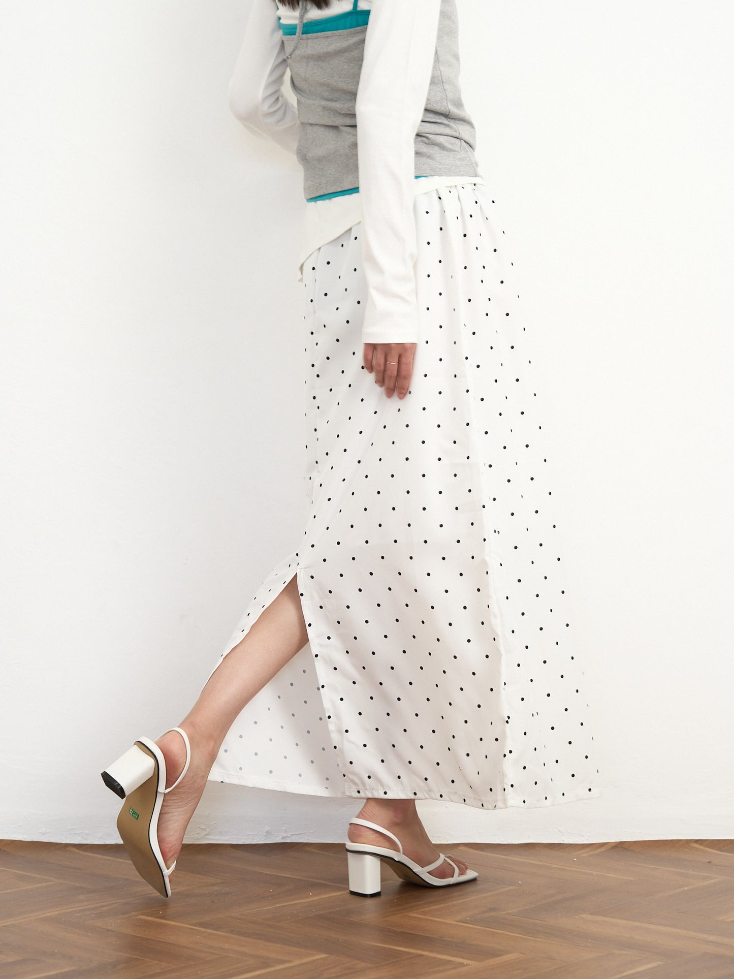 【先行予約販売】dot long skirt
