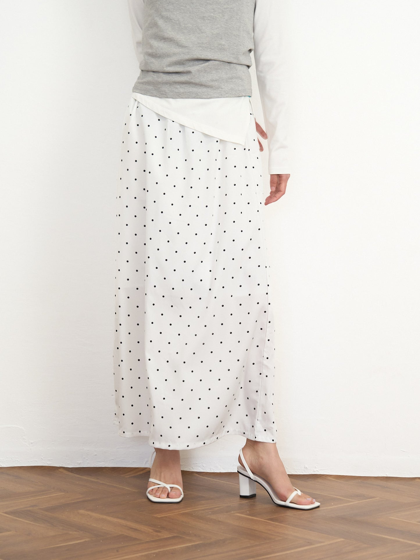 【先行予約販売】dot long skirt