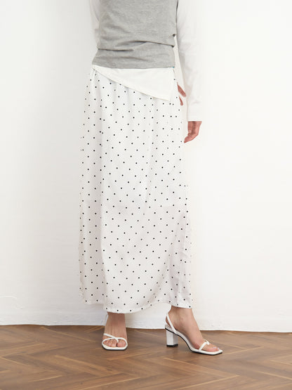 【先行予約販売】dot long skirt