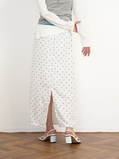 【先行予約販売】dot long skirt