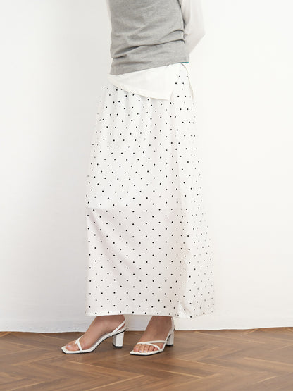 【先行予約販売】dot long skirt