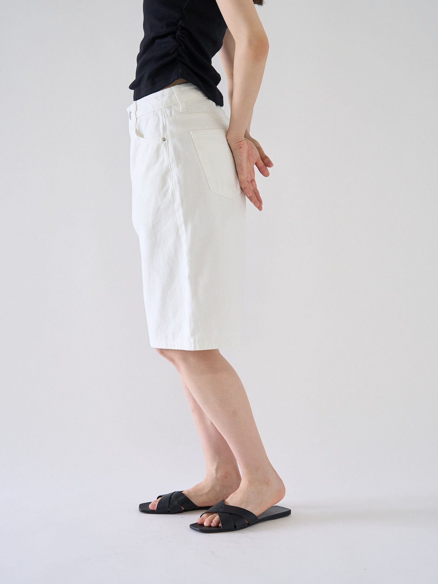 loose cotton half pants