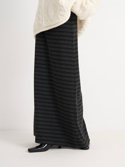 striped knit skirt