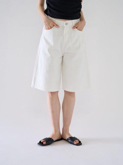 loose cotton half pants