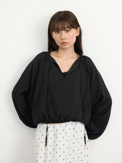 【先行予約販売】frill neck blouse
