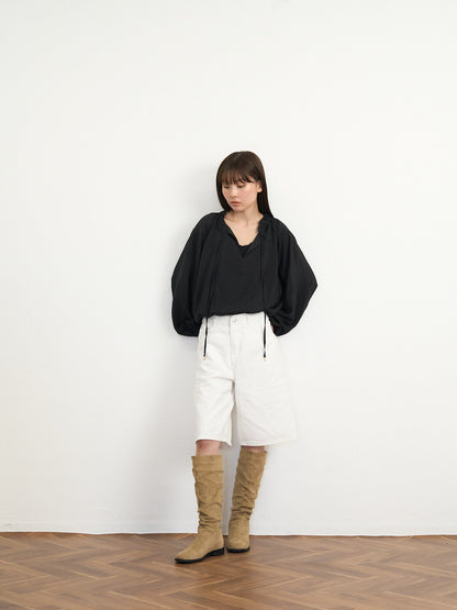 【先行予約販売】frill neck blouse