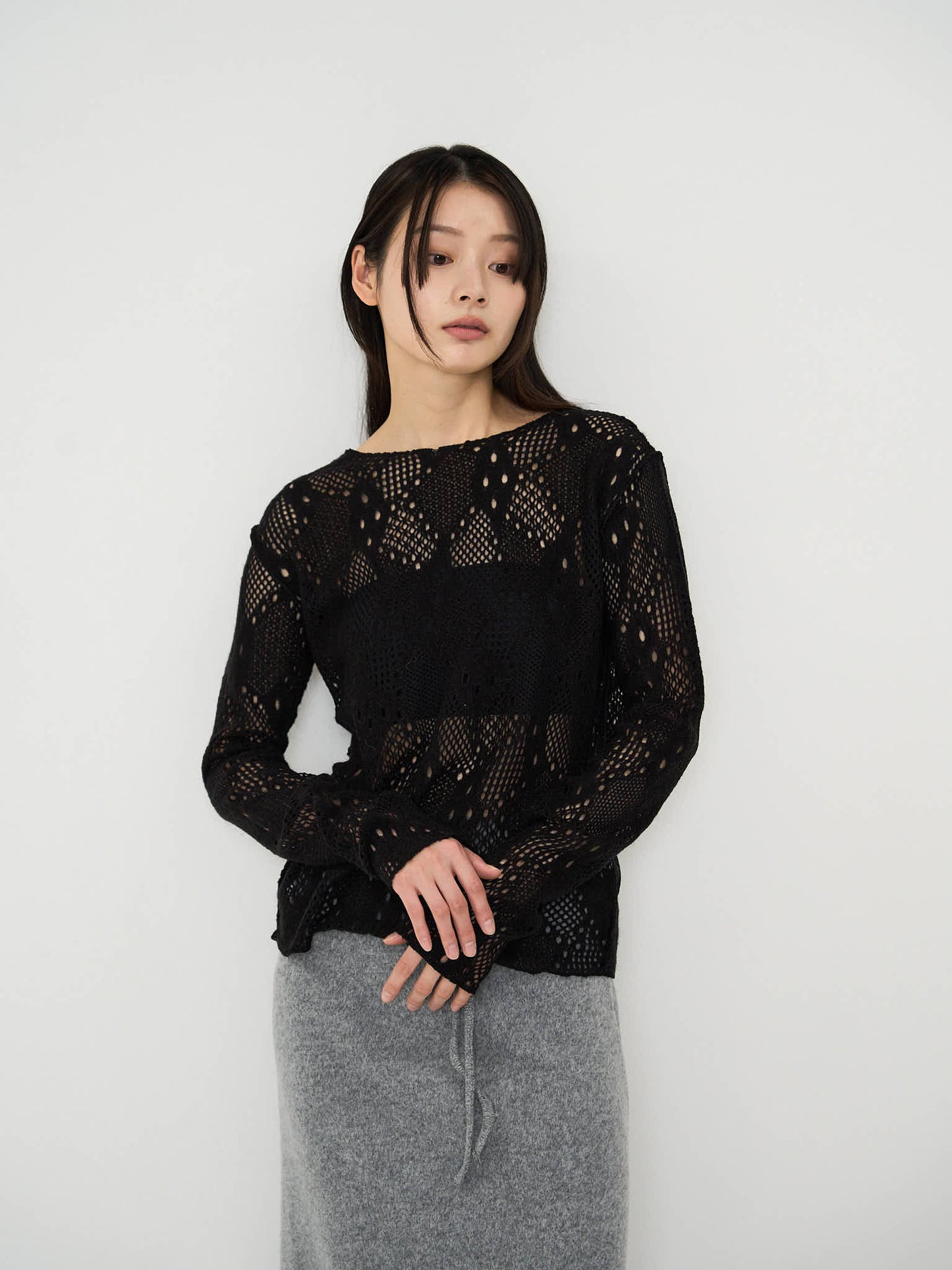 mesh pattern top