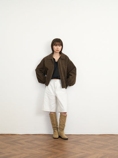 suede blouson