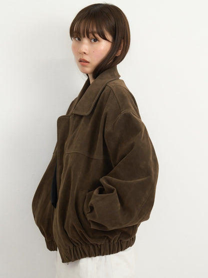 suede blouson
