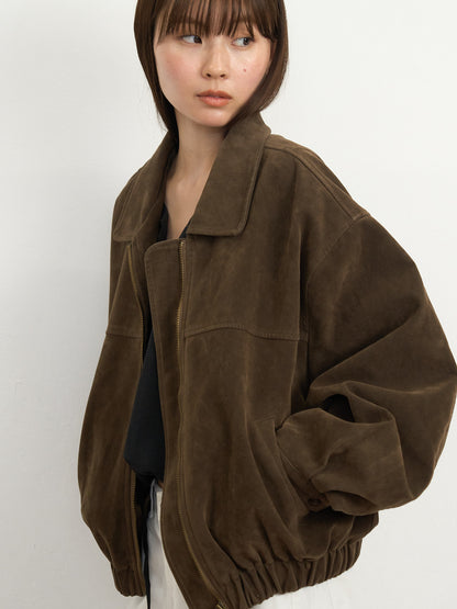 suede blouson