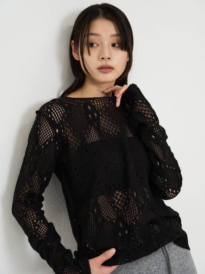 mesh pattern top