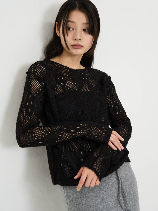 mesh pattern top