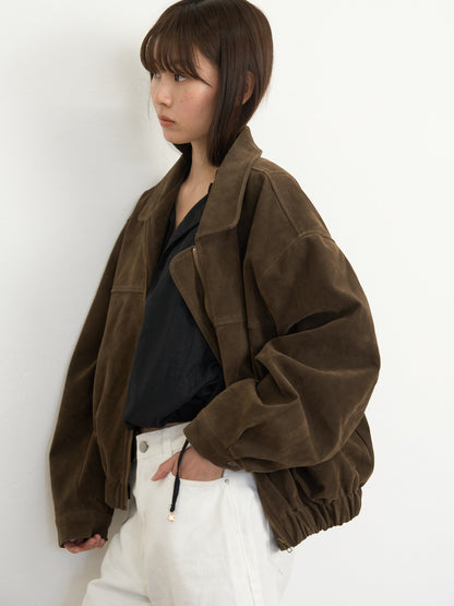 suede blouson