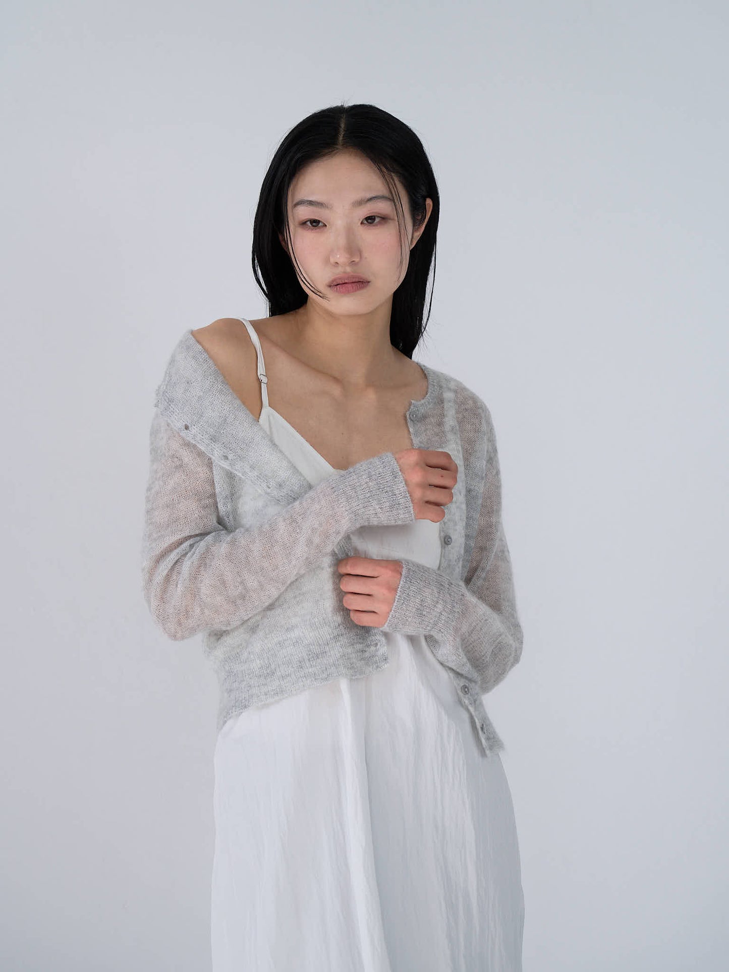 sheer cardigan