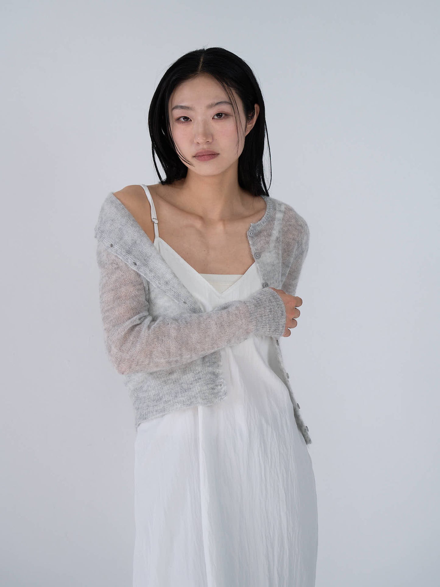 sheer cardigan