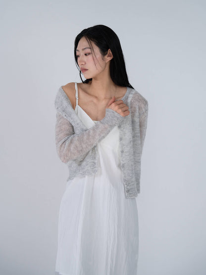 sheer cardigan