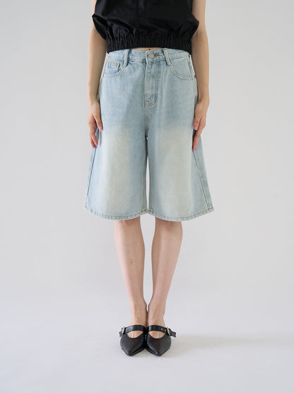loose cotton half pants
