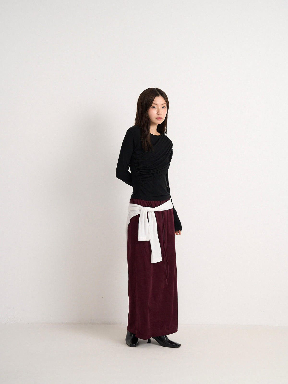 shirring design top