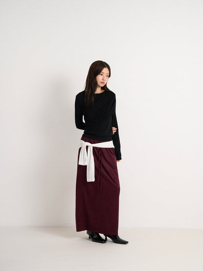 shirring design top