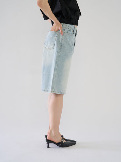 loose cotton half pants