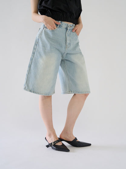 loose cotton half pants