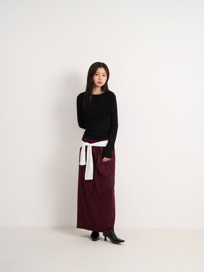 shirring design top